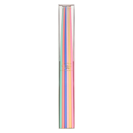 Meri Meri Mixed Tall Candles - Set of 12 - Bria Blair Creative