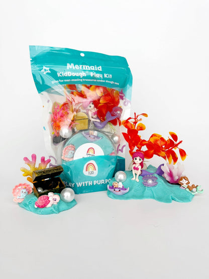 Mermaid (Blue Hawaiian) KidDough Play Kit - Bria Blair Creative