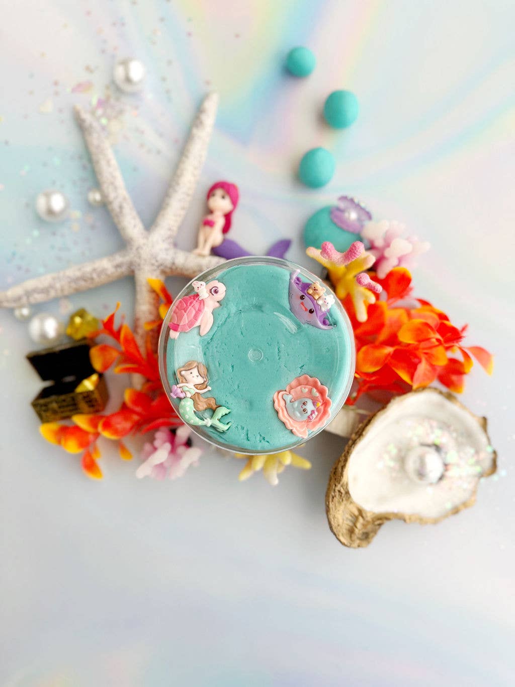Mermaid (Blue Hawaiian) KidDough Play Kit - Bria Blair Creative