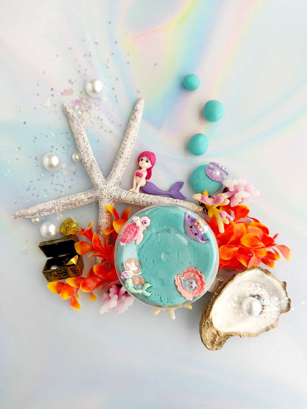 Mermaid (Blue Hawaiian) KidDough Play Kit - Bria Blair Creative