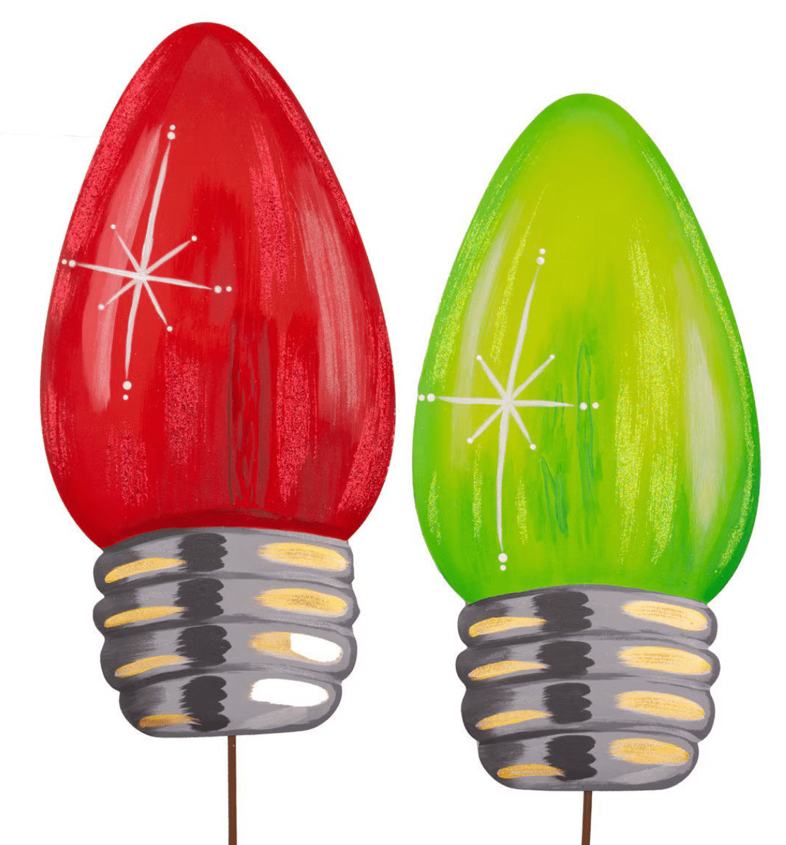 Merry & Bright Bulbs, Large S/2 - Bria Blair Creative