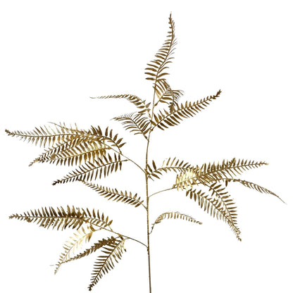Metallic Buckler Fern Spray 39" - Gold - Bria Blair Creative