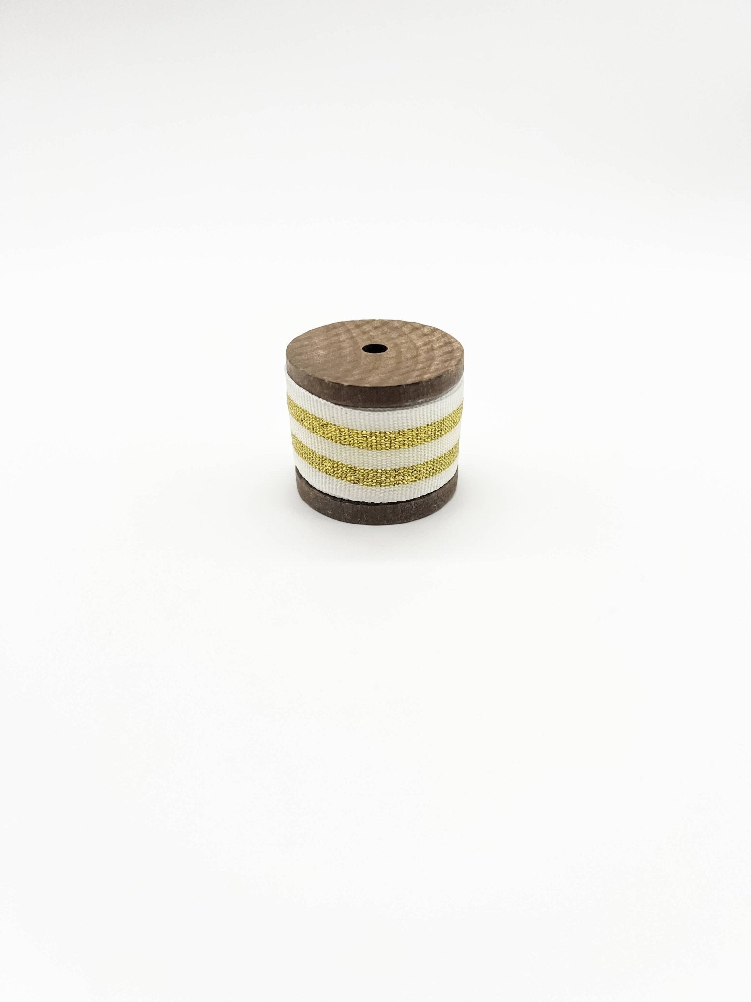 Metallic Gold Striped Grosgrain Ribbon - Bria Blair Creative