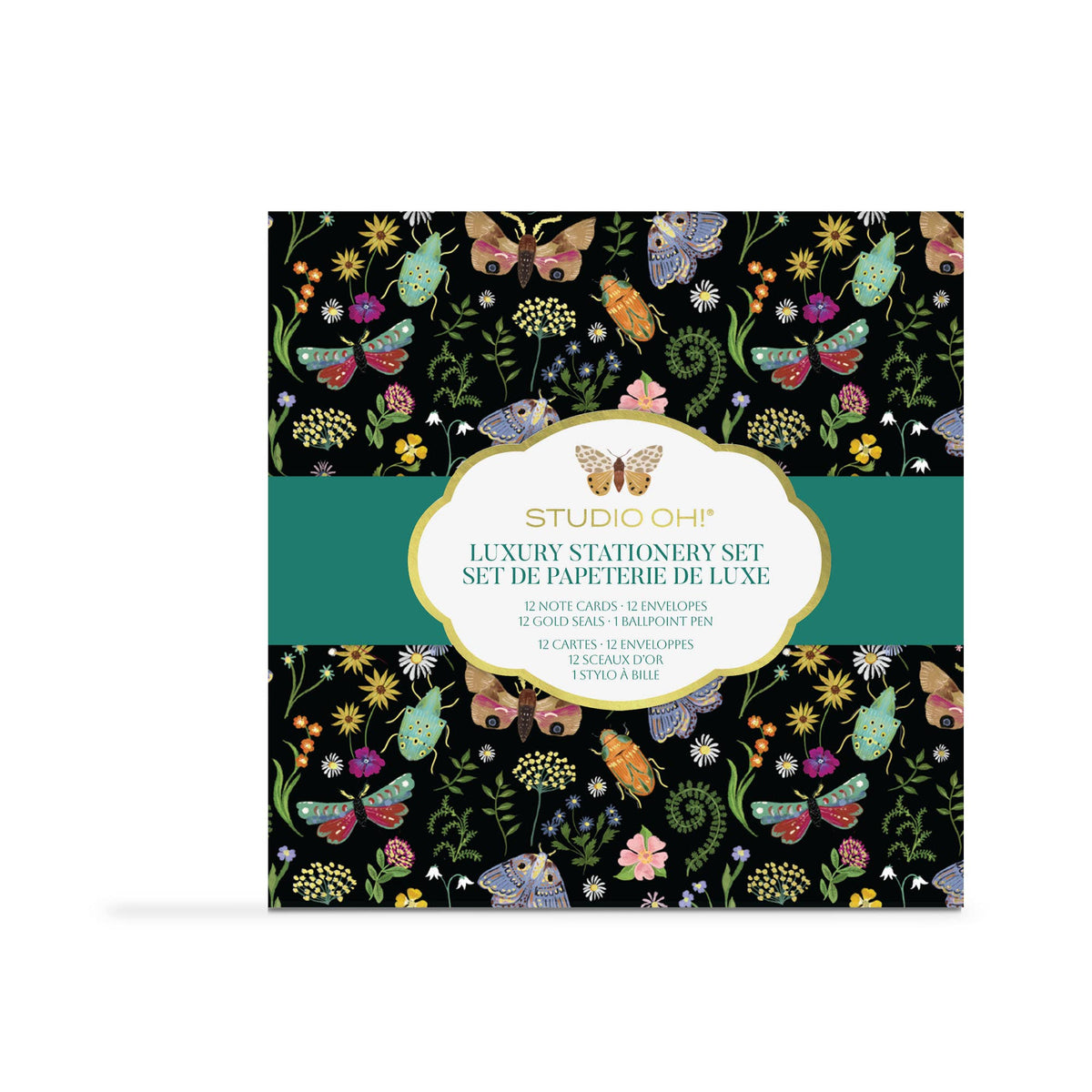 Midnight Garden Luxury Stationery Set - Bria Blair Creative