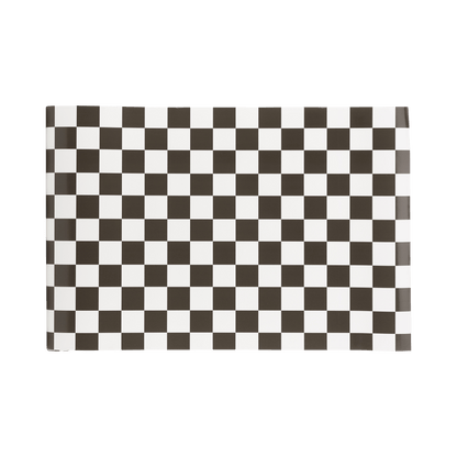Miles per Hour - Checkered Flag Table Runner - Bria Blair Creative