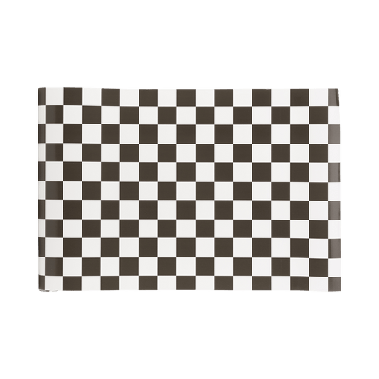 Miles per Hour - Checkered Flag Table Runner - Bria Blair Creative