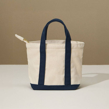 Mini Multi Purpose Compact Canvas Tote Bag : Light Blue - Bria Blair Creative