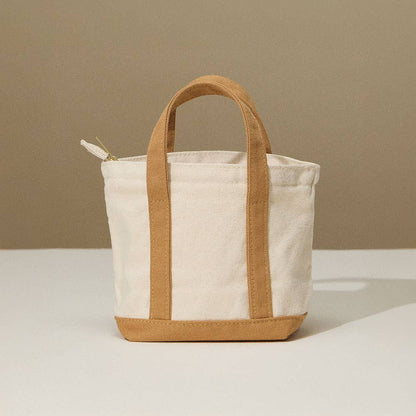 Mini Multi Purpose Compact Canvas Tote Bag : Light Blue - Bria Blair Creative