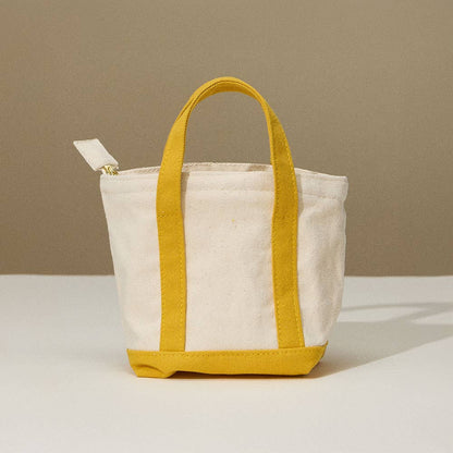 Mini Multi Purpose Compact Canvas Tote Bag : Light Blue - Bria Blair Creative