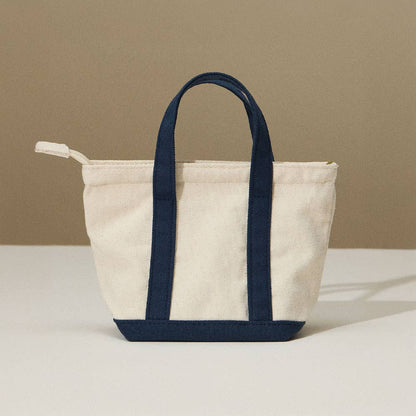 Mini Multi Purpose Compact Canvas Tote Bag : Light Blue - Bria Blair Creative