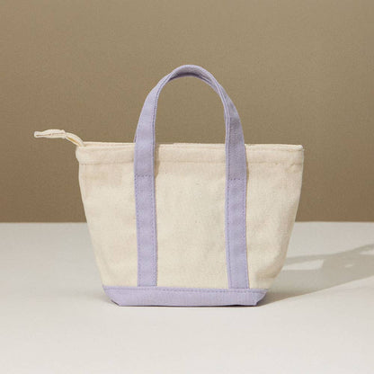 Mini Multi Purpose Compact Canvas Tote Bag : Light Blue - Bria Blair Creative
