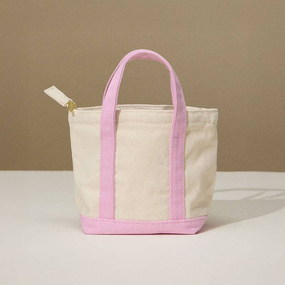 Mini Multi Purpose Compact Canvas Tote Bag : Light Blue - Bria Blair Creative