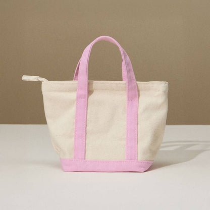 Mini Multi Purpose Compact Canvas Tote Bag : Light Blue - Bria Blair Creative