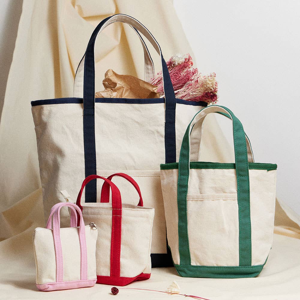 Mini Multi Purpose Compact Canvas Tote Bag : Light Blue - Bria Blair Creative