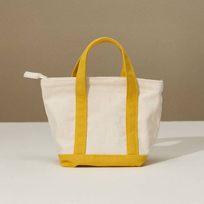 Mini Multi Purpose Compact Canvas Tote Bag : Light Blue - Bria Blair Creative