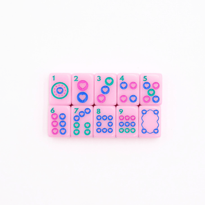 MINI TRAVEL MAHJONG | Mini Anywhere Series | Pink - Bria Blair Creative