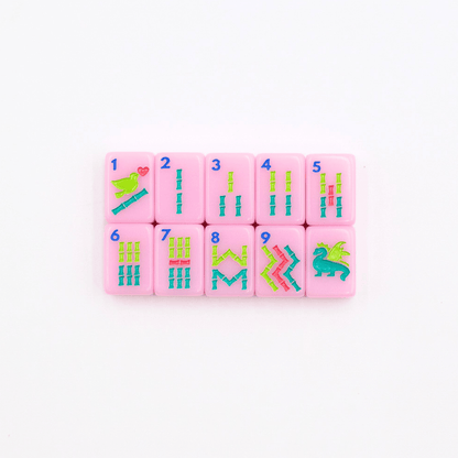 MINI TRAVEL MAHJONG | Mini Anywhere Series | Pink - Bria Blair Creative