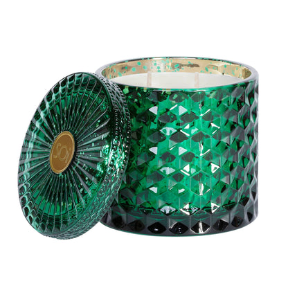 Mistletoe & Holly 15oz Shimmer Candle 2 wick - Bria Blair Creative