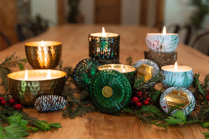 Mistletoe & Holly 15oz Shimmer Candle 2 wick - Bria Blair Creative