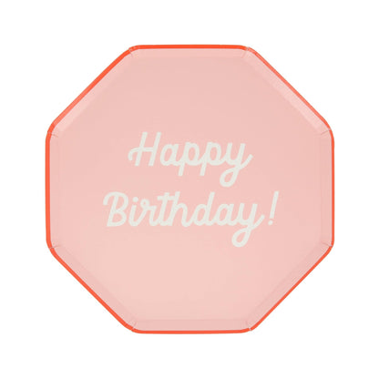 Mixed Happy Birthday Side Plates - Bria Blair Creative