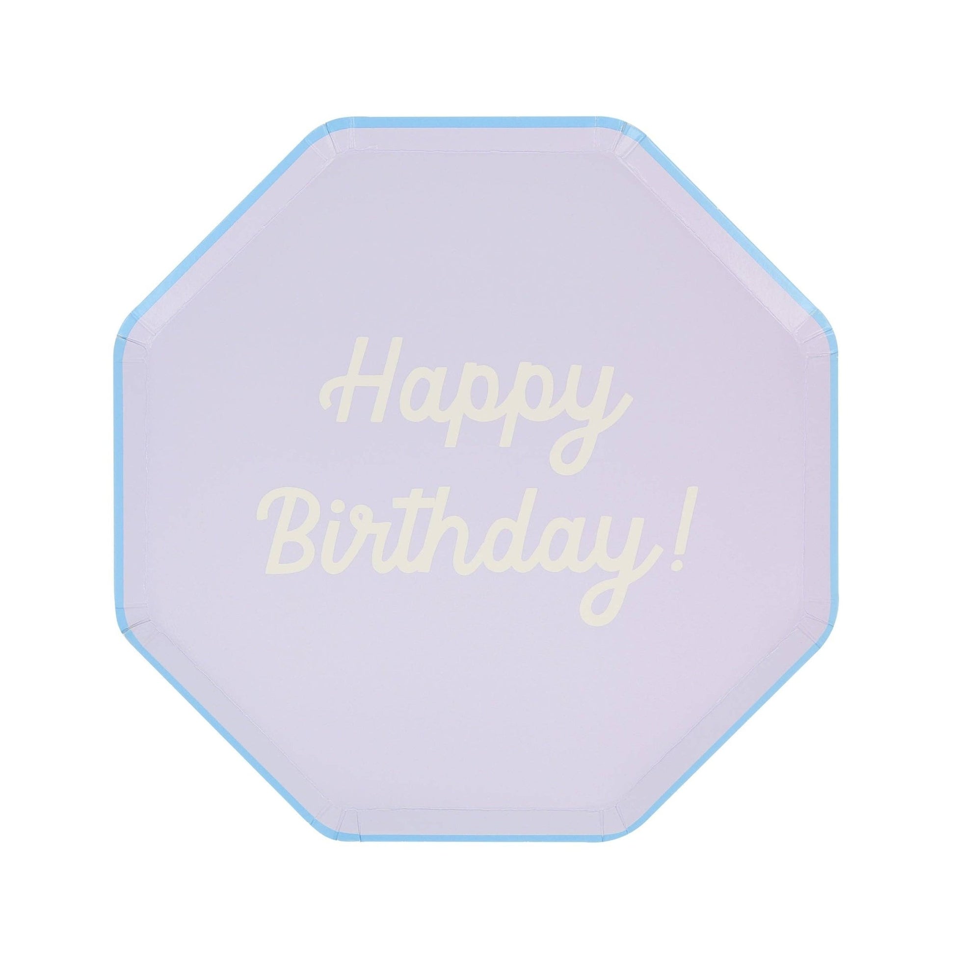 Mixed Happy Birthday Side Plates - Bria Blair Creative