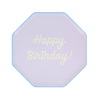 Mixed Happy Birthday Side Plates - Bria Blair Creative