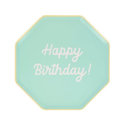 Mixed Happy Birthday Side Plates - Bria Blair Creative