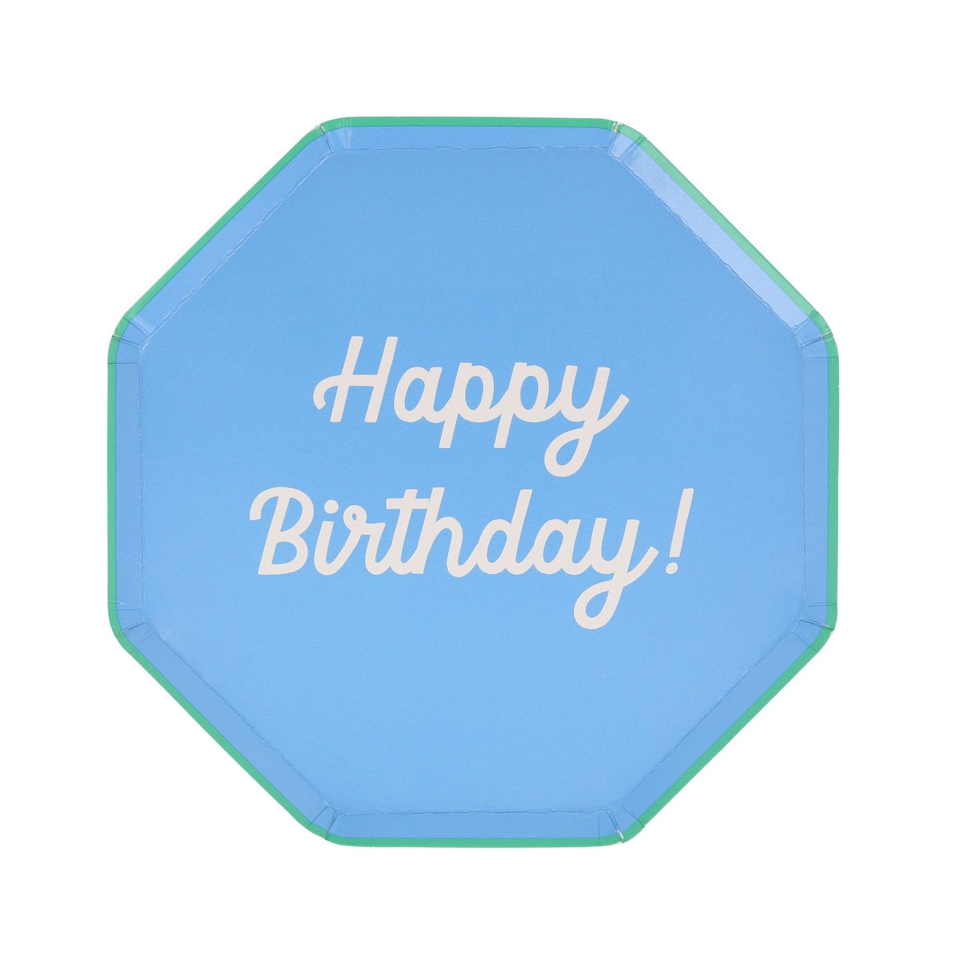 Mixed Happy Birthday Side Plates - Bria Blair Creative