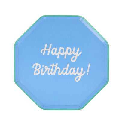 Mixed Happy Birthday Side Plates - Bria Blair Creative