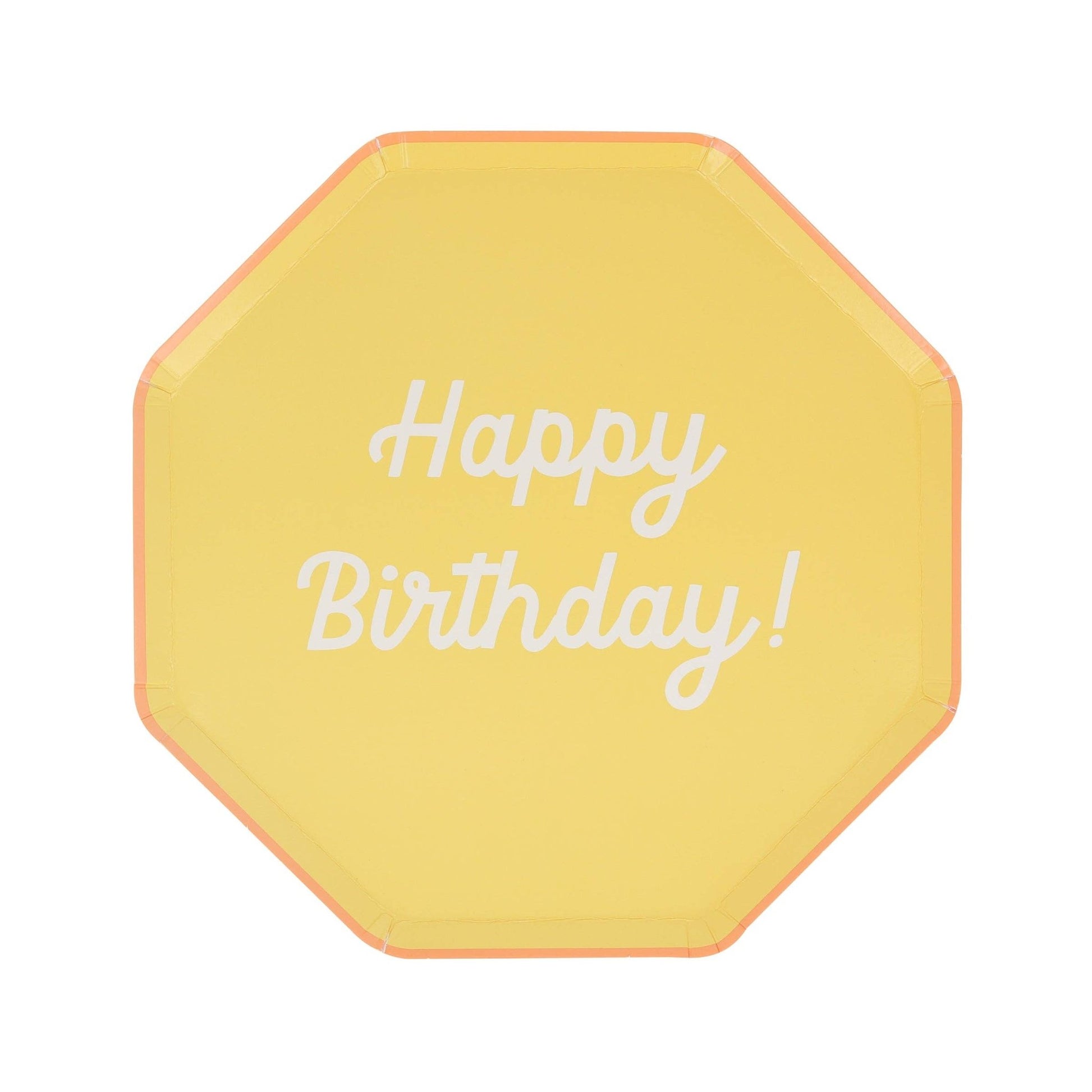 Mixed Happy Birthday Side Plates - Bria Blair Creative