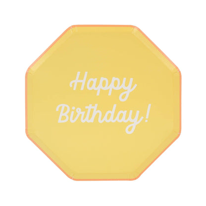 Mixed Happy Birthday Side Plates - Bria Blair Creative