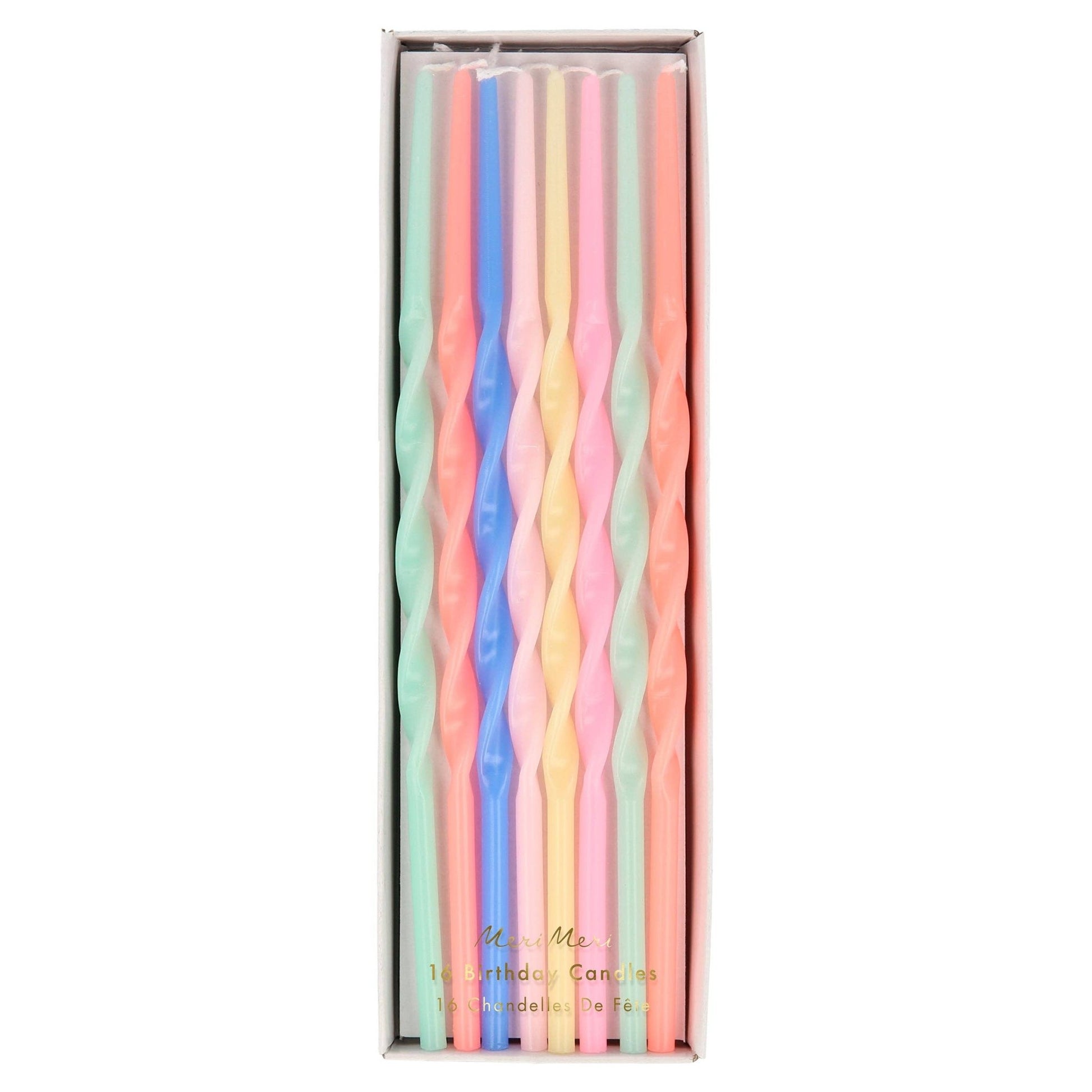 Mixed Twisted Long Candles - Bria Blair Creative