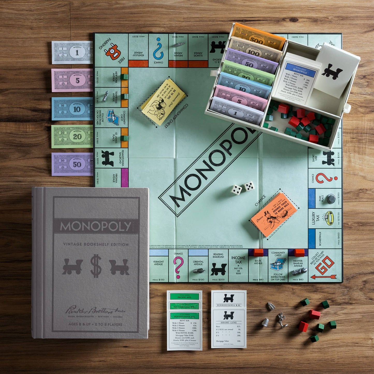 Monopoly Vintage Bookshelf Edition - Bria Blair Creative
