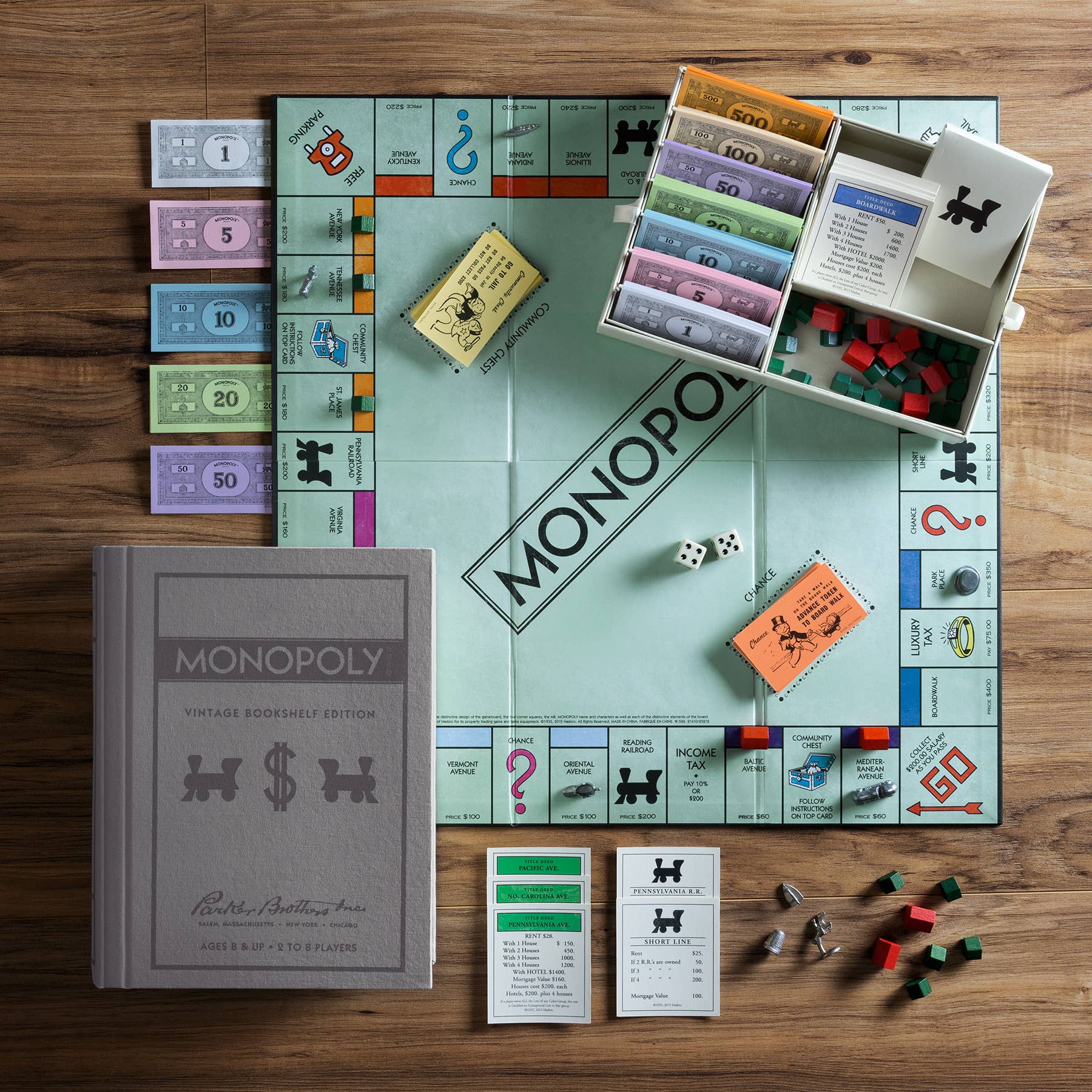 Monopoly Vintage Bookshelf Edition - Bria Blair Creative