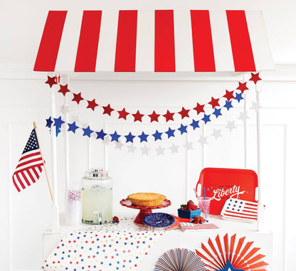 Multi Stars Paper Table Runner - Bria Blair Creative