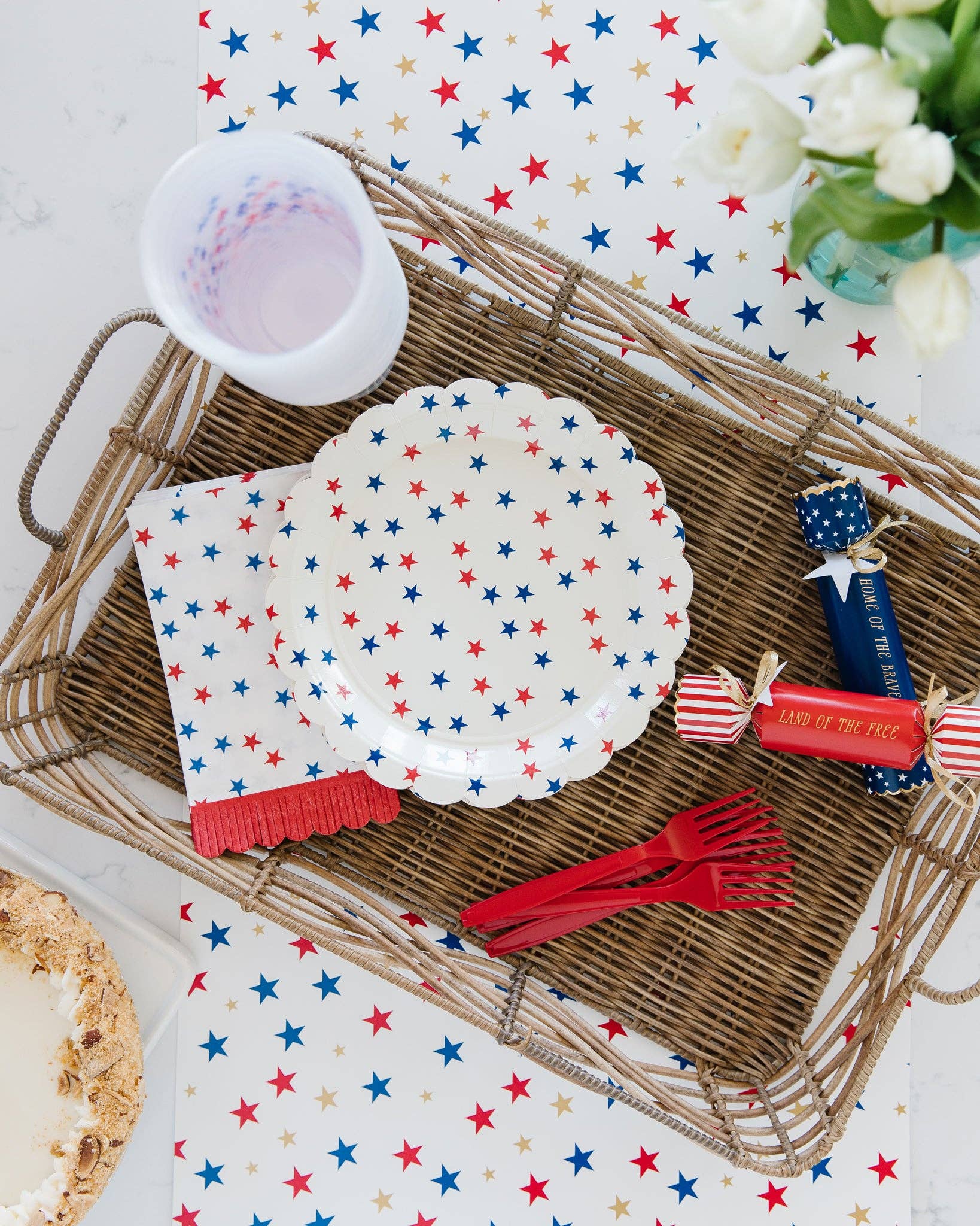 Multi Stars Paper Table Runner - Bria Blair Creative
