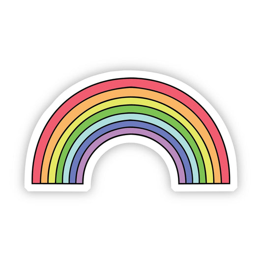Multicolor Rainbow Aesthetic Sticker - Bria Blair Creative
