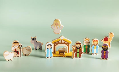 Nativity Wood Toy Set - Bria Blair Creative