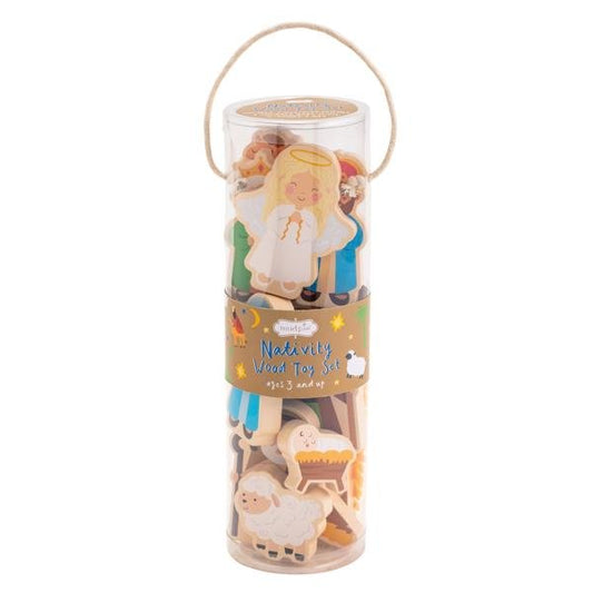 Nativity Wood Toy Set - Bria Blair Creative