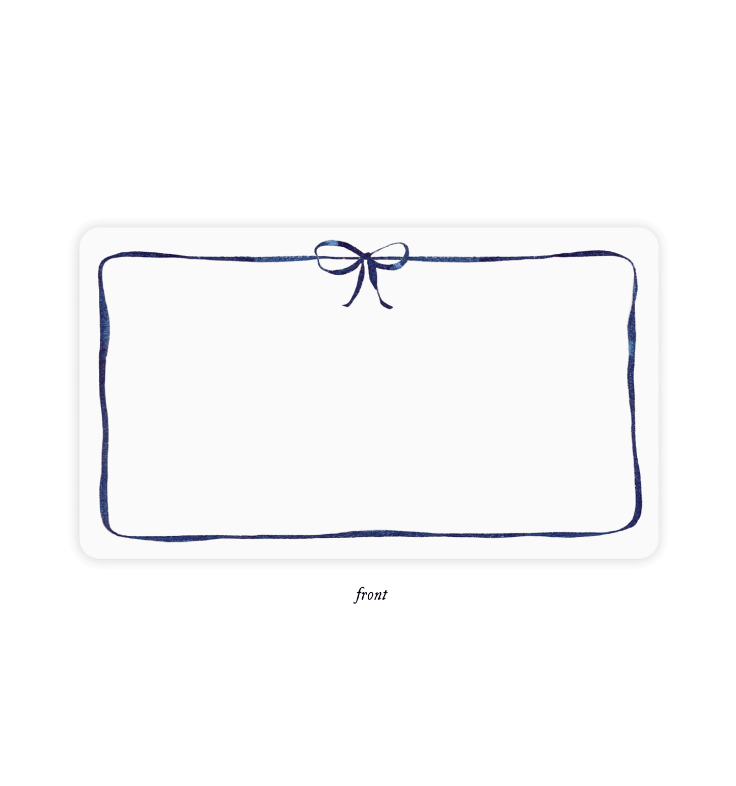 Navy Bow Little Notes® – Boxed Set of 85 Mini Notecards - Bria Blair Creative
