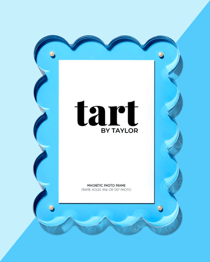 Neon Blue Acrylic Picture Frame - Bria Blair Creative