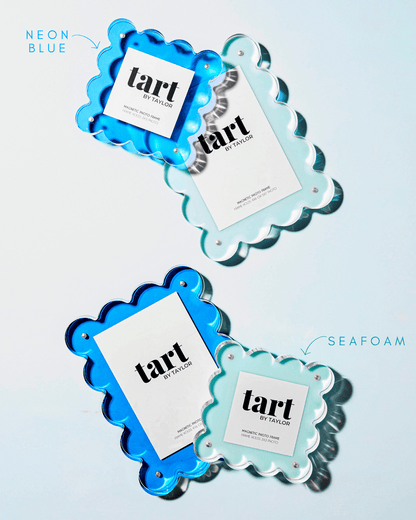 Neon Blue Mini Acrylic Picture Frame - Bria Blair Creative