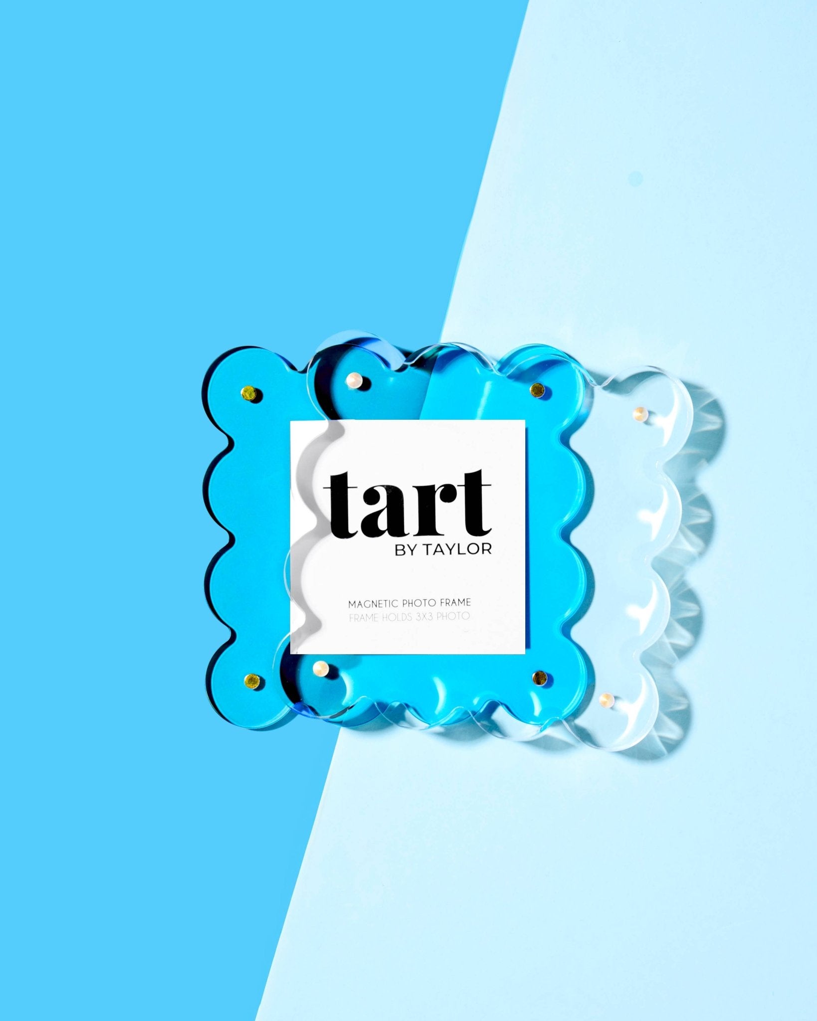 Neon Blue Mini Acrylic Picture Frame - Bria Blair Creative