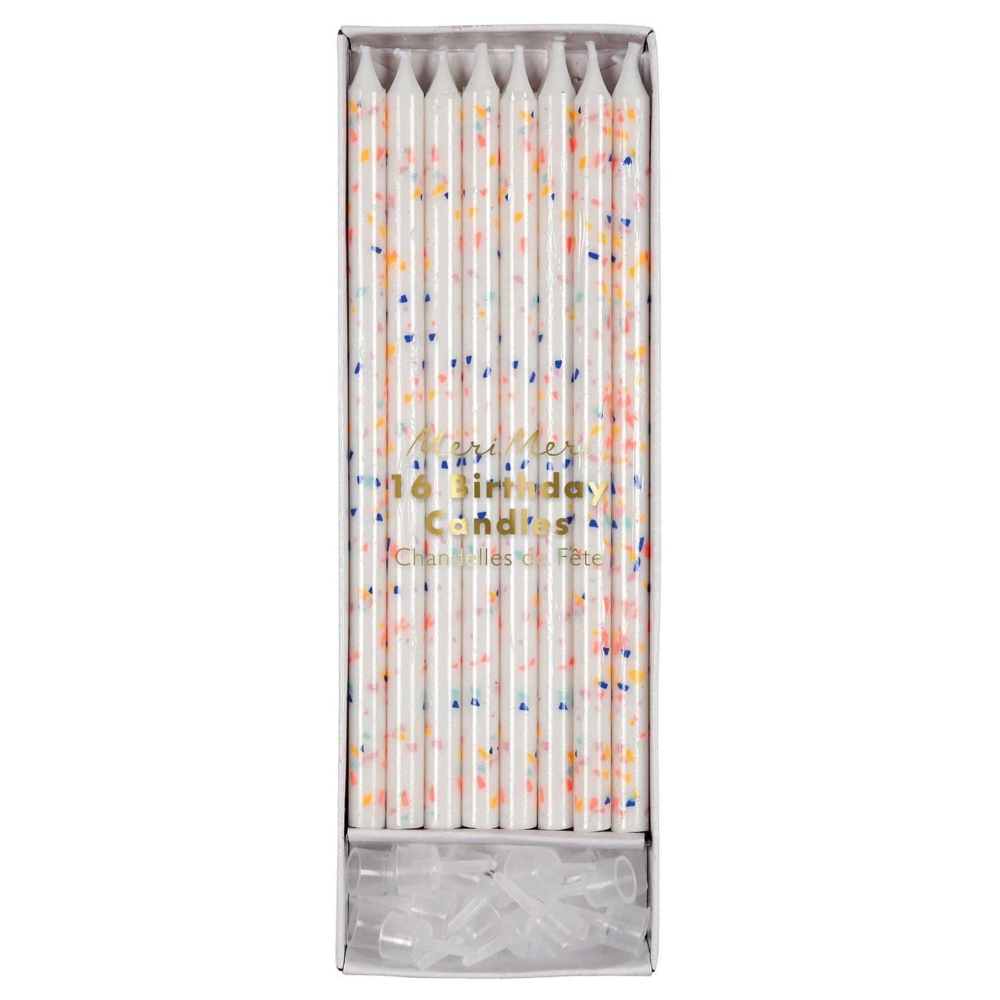 Neon Confetti Candles - Bria Blair Creative