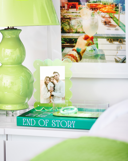 Neon Lime Acrylic Picture Frame - Bria Blair Creative