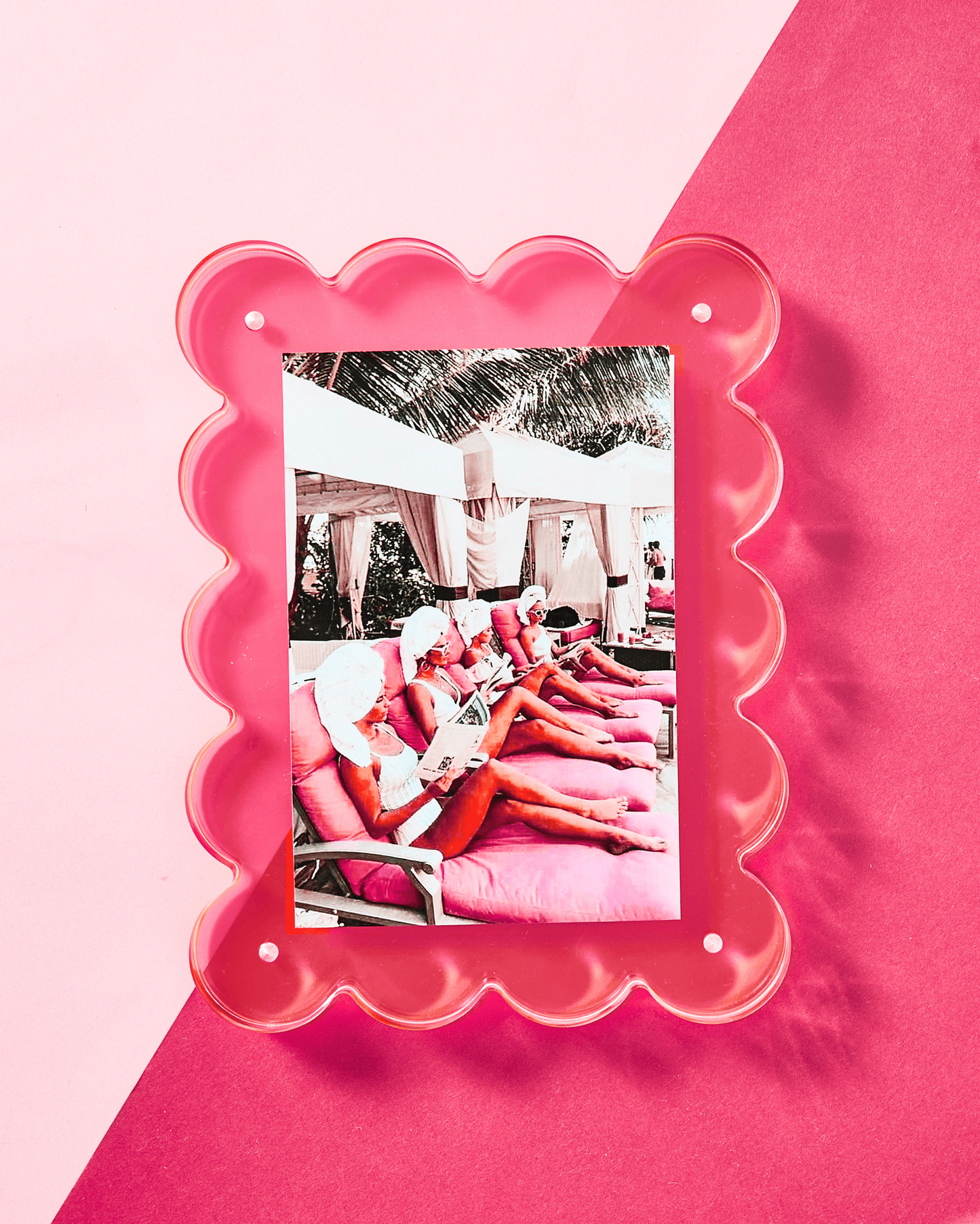 Neon Pink Acrylic Picture Frame - Bria Blair Creative