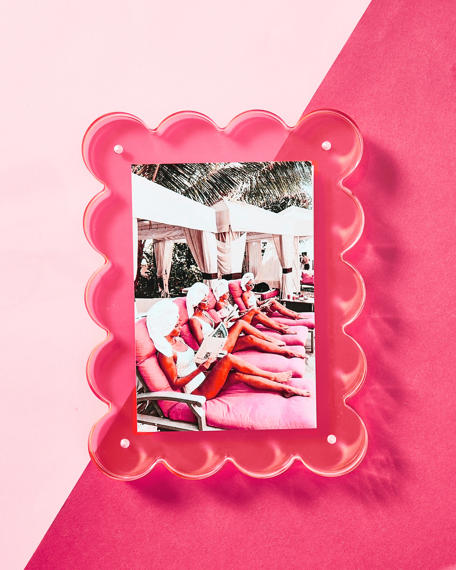 Neon Pink Acrylic Picture Frame - Bria Blair Creative