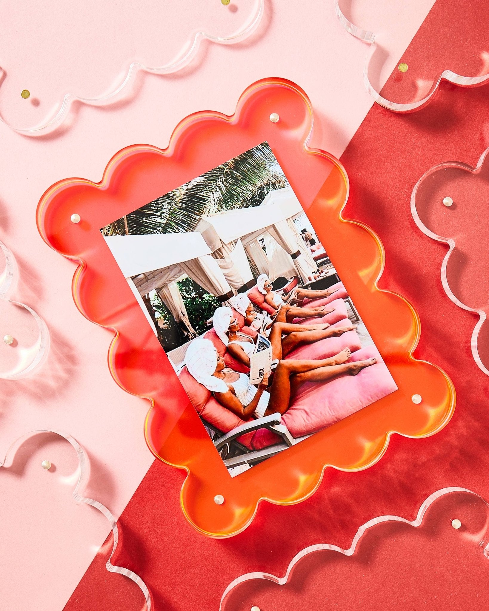 Neon Pink Acrylic Picture Frame - Bria Blair Creative