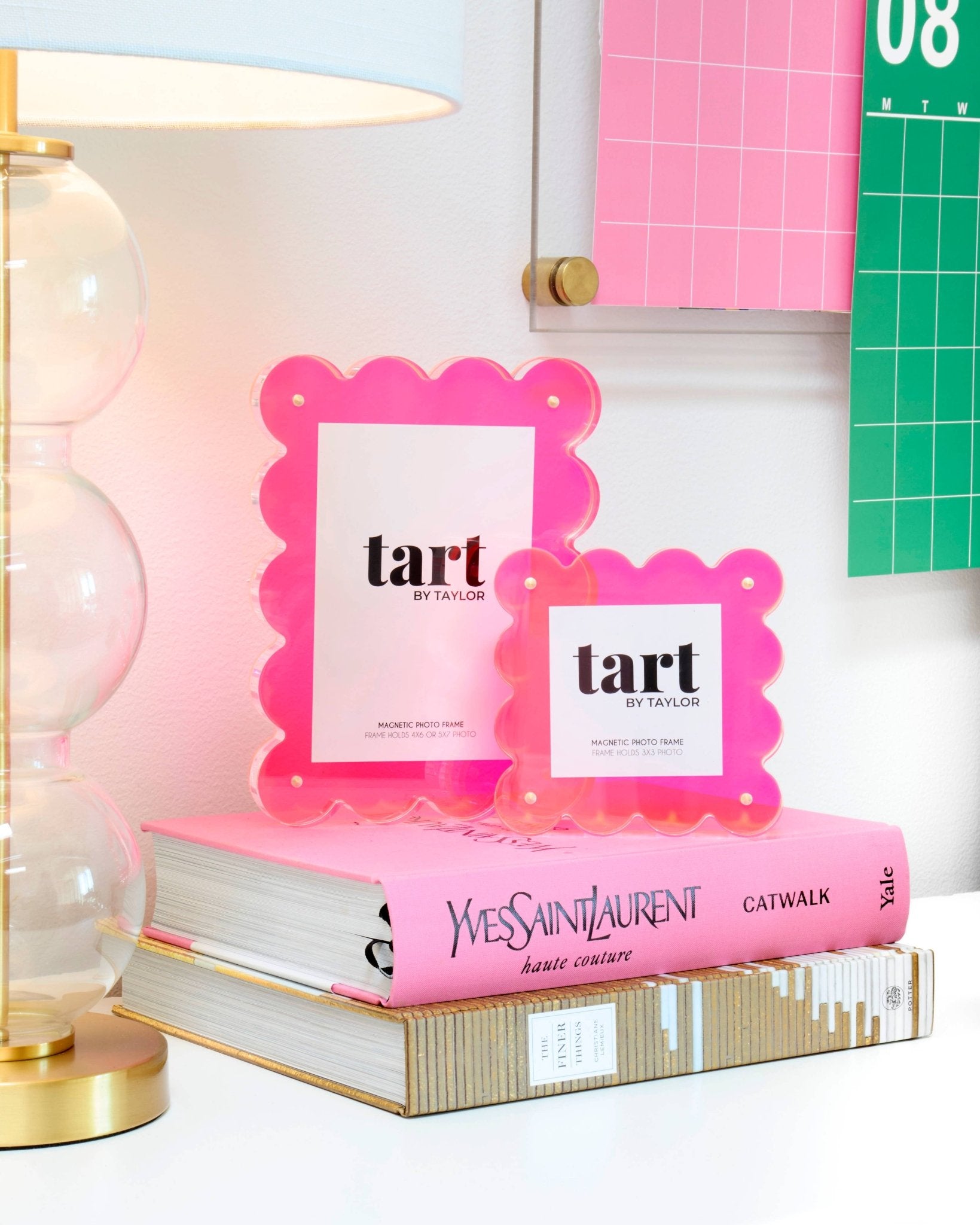 Neon Pink Mini Acrylic Picture Frame - Bria Blair Creative