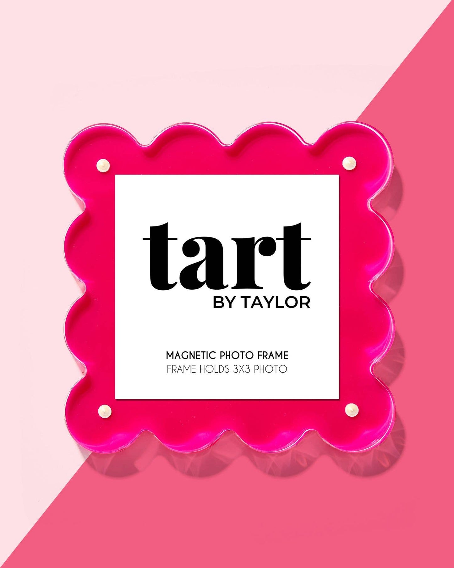 Neon Pink Mini Acrylic Picture Frame - Bria Blair Creative